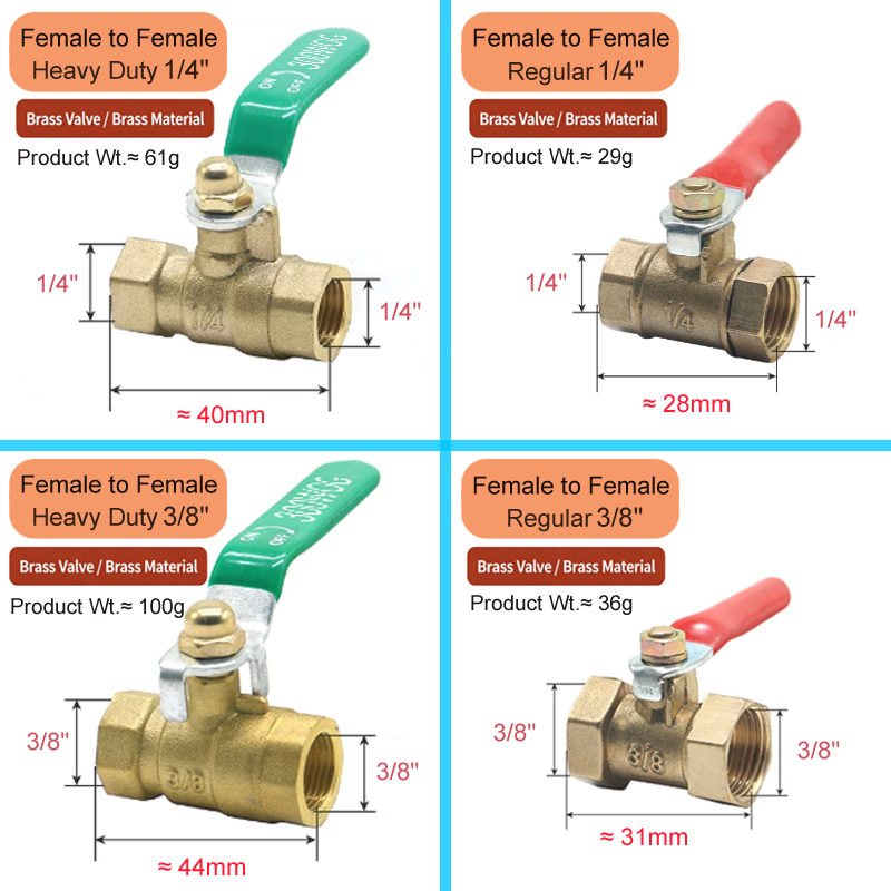 1/8' 1/4' 3/8' 1/2' Brass Smal - Compression Fitting Brass ulasan dan harga