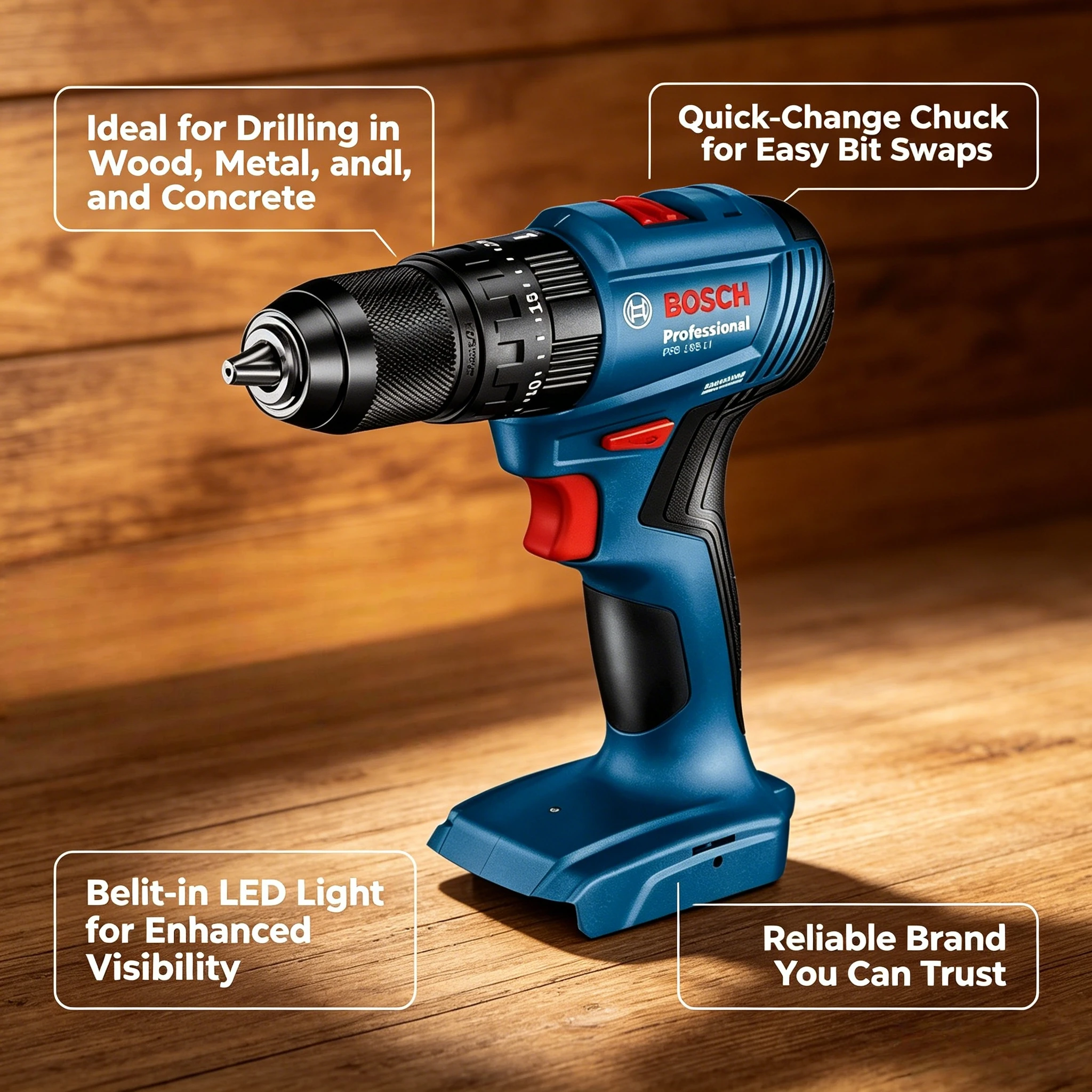 BOSCH GSB 185-LI 18V Brushless - Bosch Drill Gsb 18V ulasan dan harga