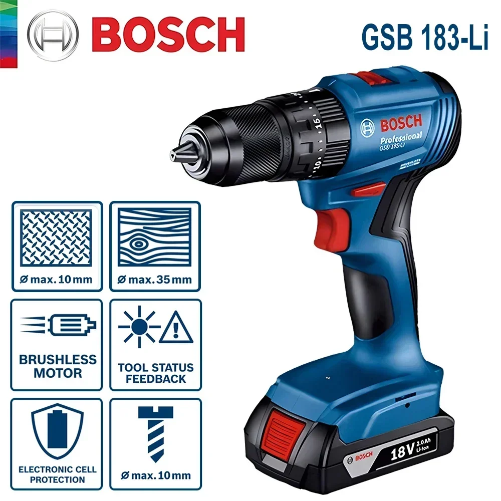 Bosch GSB183-LI 18V Cordless I - Bosch Drill Gsb 18V ulasan dan harga