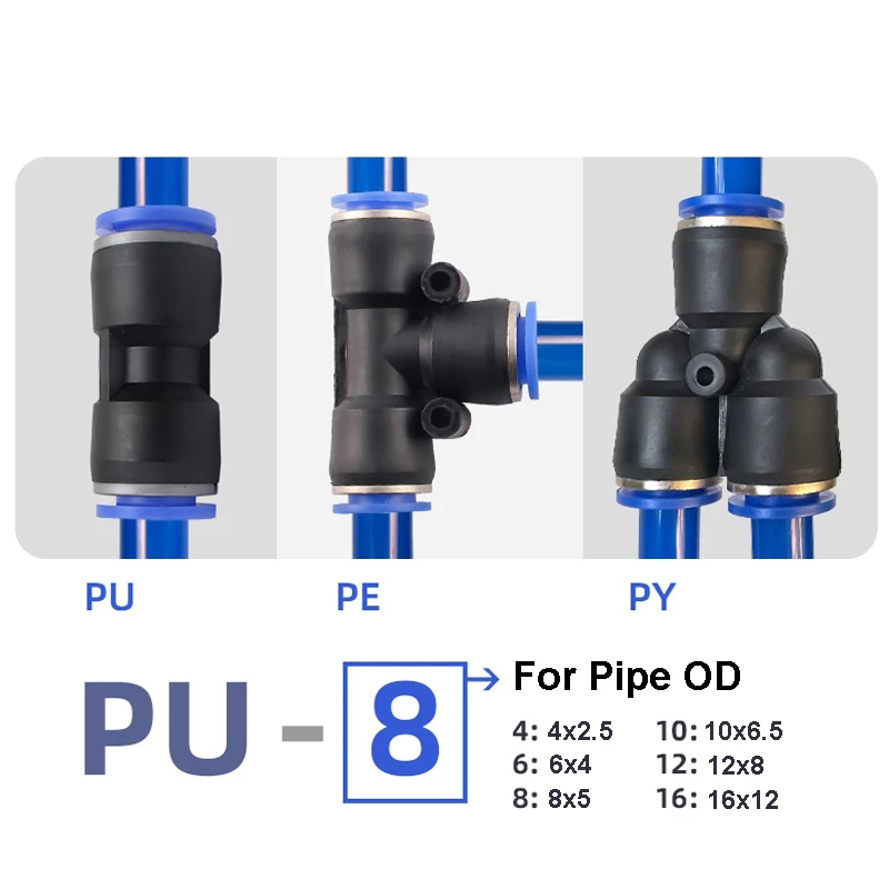 Pneumatic Fitting Fittings Qui - Compression Fitting Brass ulasan dan harga