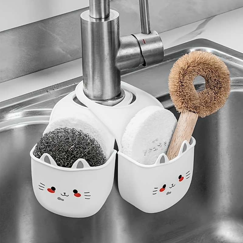 Cartoon Cat Basket Soft Buckle - Silicone Tap Washer ulasan dan harga