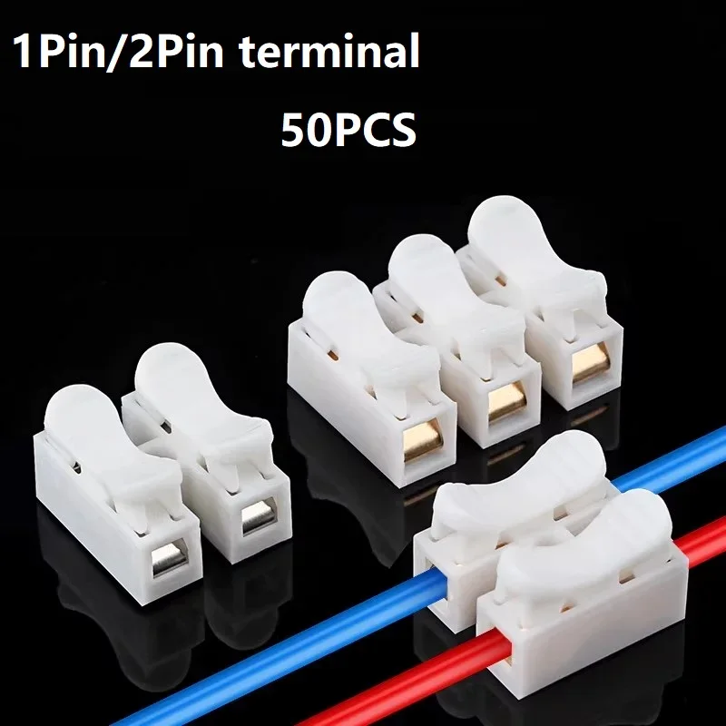 50pcs Push Quick Wire Cable CH - Push Fit Connector ulasan dan harga
